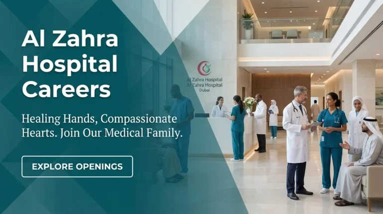 Urgent Jobs At Al Zahra Hospital