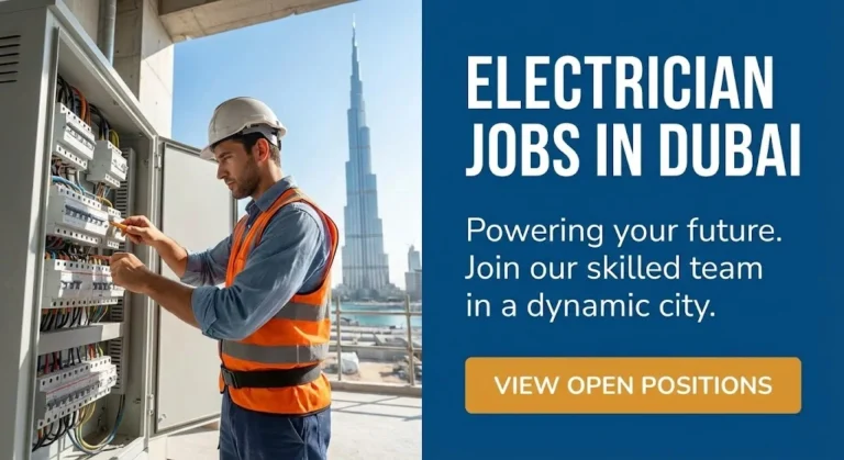 Electrician Jobs In Dubai For Foreigners
