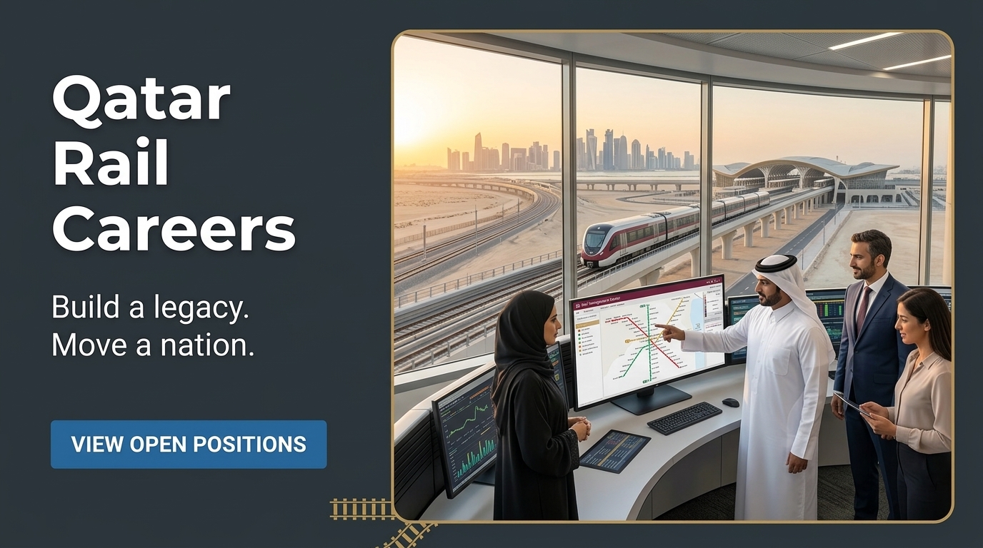 Qatar Rail Jobs Apply Online for Freshers