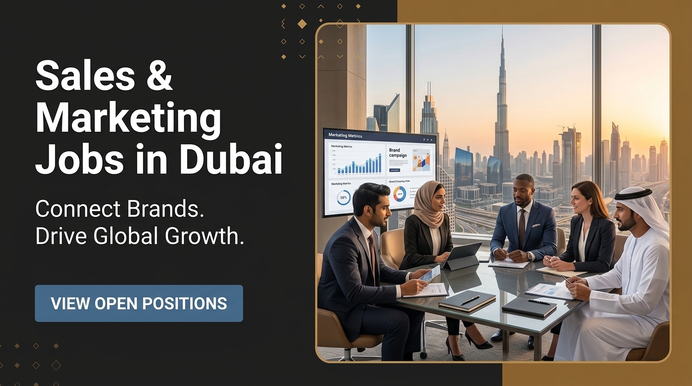 Entry Level Sales Marketing Jobs in Dubai